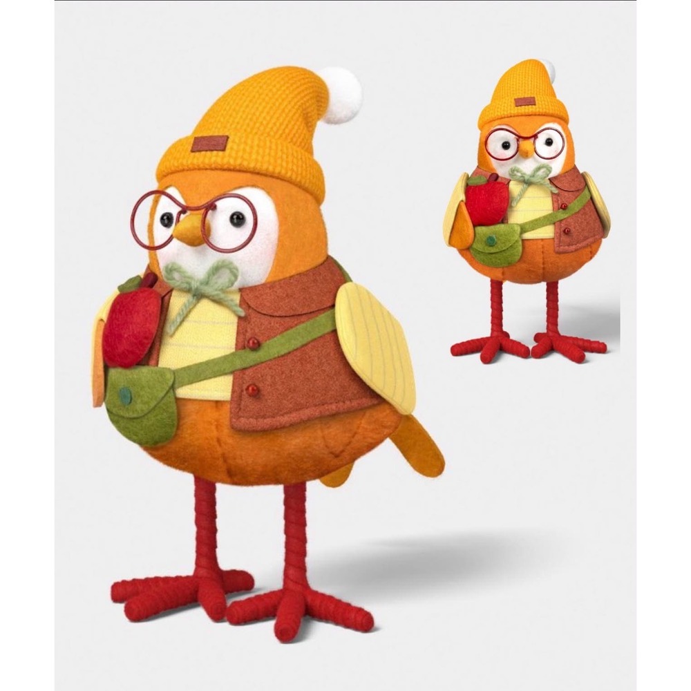 Featherly Friends Cider Apple Picker Fall 2026 Bird Brand New